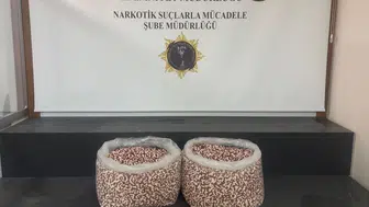 Samsun'da operasyon : Tırın yatak bölümünden 129 bin 500 adet uyuşturucu çıktı