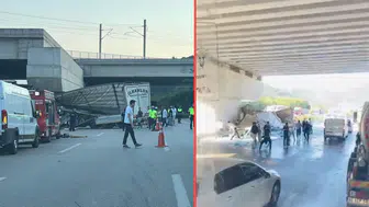 Bursa'da su yüklü tır, köprü ayağına çarptı : 1 ölü