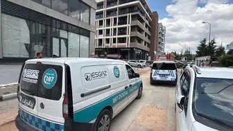 Eskişehir'de 10 katlı binanın bodrumunda korkutan yangın