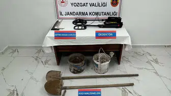 Yozgat'ta kaçak kazı operasyonu : 7 tutuklu