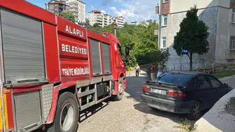 Zonguldak'ta patlayan piknik tüpü alev topuna döndü