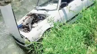 Kayseri'de kontrolden çıkan otomobil şarampole uçtu