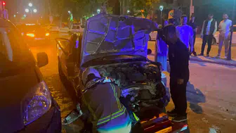 Karaman'da pick-up 3 araca çarptı : Bir kişi yaralandı