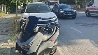 Motosiklet sürücüsünün aort damarı yırtıldı