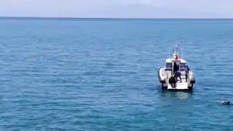 Van Gevaş'ta kaza : Otomobil Van Gölü'ne uçtu, sürücü yaralandı