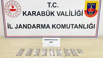 Karabük'te uyuşturucu operasyonunda 151 sentetik hap ele geçirildi