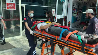 Karabük'te işçi dördüncü kattan zemine düştü
