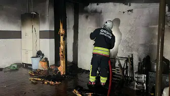 Ordu'da cami lojmanında yangın : İmam ve ailesi tedavi altında