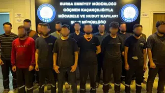 Bursa'da göçmen operasyonu : 19 kaçak işçi yakalandı