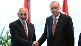Cumhurbaşkanı Erdoğan, Ermenistan Başbakanı Paşinyan ile görüştü