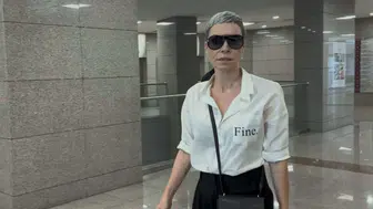 'Ahbaplar Suç Örgütü' soruşturması : Öykü Serter ifade vermek için adliyeye geldi
