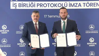 İçişleri Bakanlığı ile Sıfır Atık Vakfı arasında iş birliği protokolü imzalandı