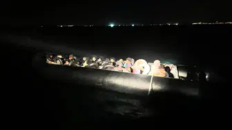Aydın açıklarında 38 kaçak göçmen yakalandı : 2 gözaltı
