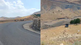 Siirt'te kamyonet şarampole devrildi : 3 kişi yaralandı