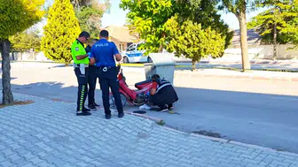 Aksaray'da motosiklet üzerinde kalp krizi geçiren şahıs hayatını kaybetti