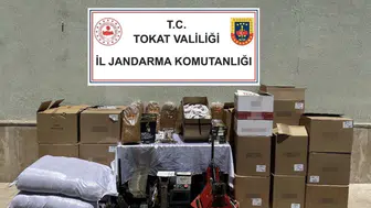 Tokat'ta kaçak tütün operasyonu : 4 şüpheli gözaltına alındı