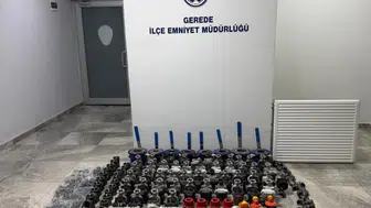 Bolu'da şantiyeden 2,5 milyon liralık malzeme çalan şüpheli suçüstü yakalandı