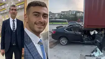 Otomobil tırın altına girdi, baba ile oğlu öldü