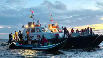Guyana'da facia : 116 yolculu feribot alabora oldu