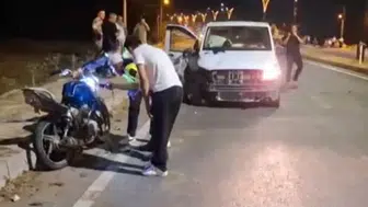 Bitlis'te otomobil ile motosiklet çarpıştı : 2 kişi ağır yaralandı