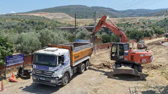 Aydın Dereköy'de yol bakım çalışmaları başladı