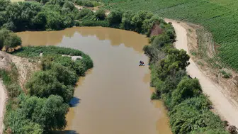 Büyük Menderes Nehri'nde kaybolan Şahin'i arama çalışmaları yeniden başladı