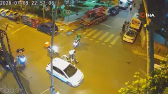 Bahçelievler'de kaza : Motosiklet sürücüsü hafif yaralandı