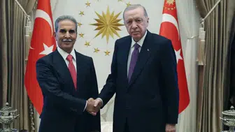 Cumhurbaşkanı Erdoğan, Irak Yüksek Yargı Konseyi Başkanı Faik Zeydan’ı kabul etti