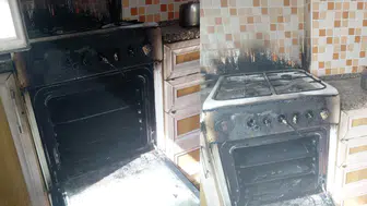 Zonguldak'ta elektrik prizinden yangın çıktı