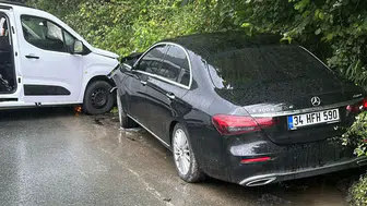 Ayder Yaylası yolunda kaza : 3 kız çocuğu yaralandı