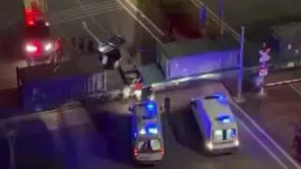 Diyarbakır'da otomobil yük trenine çarptı : 2 kişi yaralandı