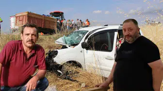 Amasya'da cenaze dönüşü feci kaza : 3 ölü, 3 yaralı