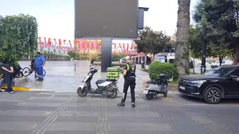 Aydın Efeler'de iki motosiklet çarpıştı, sürücüler yaralandı