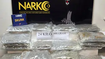 Adana Seyhan'da uyuşturucu operasyonu : 24 kilo madde ele geçirildi