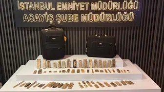 Fatih'te kuyumcu deposundan valizle 51 kilo hurda altın çalan 2 şüpheli tutuklandı