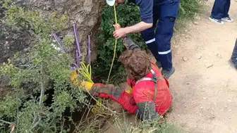 Mağarada ölen definecinin cenazesi 4 gündür çıkarılamıyor