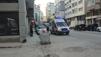 Sokakta kolonya içen şahıs hastanelik oldu