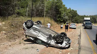 Muğla'da otomobiller çarpıştı : 2 yaralı