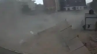 Avcılar’da fırtına dehşeti : İnşaat alanı savaş alanına döndü