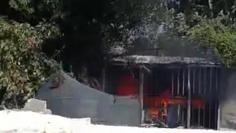 Hatay Antakya'da tandırcı dükkanında yangın
