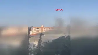 Beylikdüzü'nde bir okulun çatısında yangın çıktı : Ekipler sevk edildi