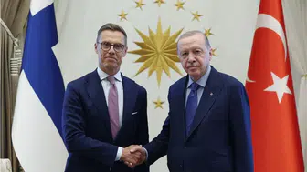 Cumhurbaşkanı Erdoğan, Finlandiya Cumhurbaşkanı Stubb ile görüştü