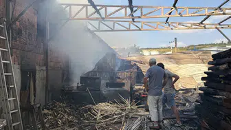 Kocaeli palet fabrikasında yangın : Ekipler tarafından söndürüldü