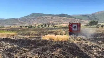 Elazığ Kovancılar'da çıkan arazi yangını söndürüldü