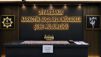 Diyarbakır’da 2 bin 776 sentetik ecza ele geçirildi : 1 şüpheli tutuklandı