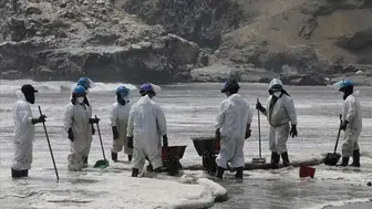 Umman’da petrol sızıntısı büyüyor ! Kıyıya 7 kilometre kadar yaklaştı