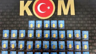Niğde'de 38 adet sahte altın ele geçirildi