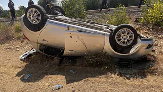 Kütahya'da tır ile otomobil çarpıştı