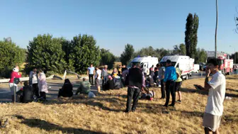 Yolcu otobüsü devrildi: Yaralılar var