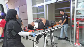 Adıyaman'da kontrolden çıkan motosiklet devrildi : 1 yaralı